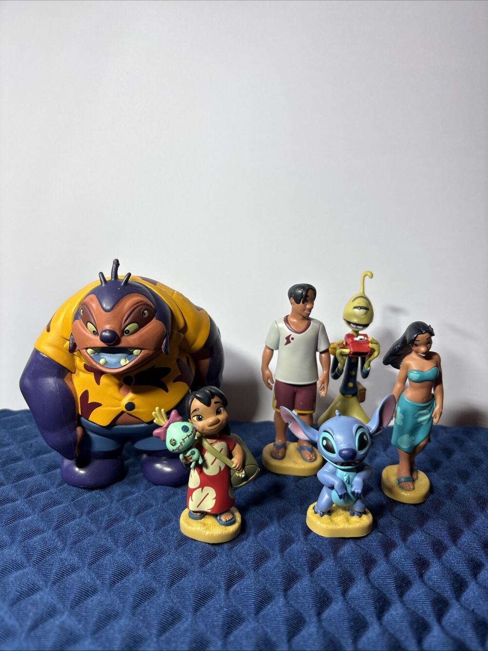 Disney Lilo & Stitch 6 Toy Figure Set Jumba Pleakley Nani David Cake Topper